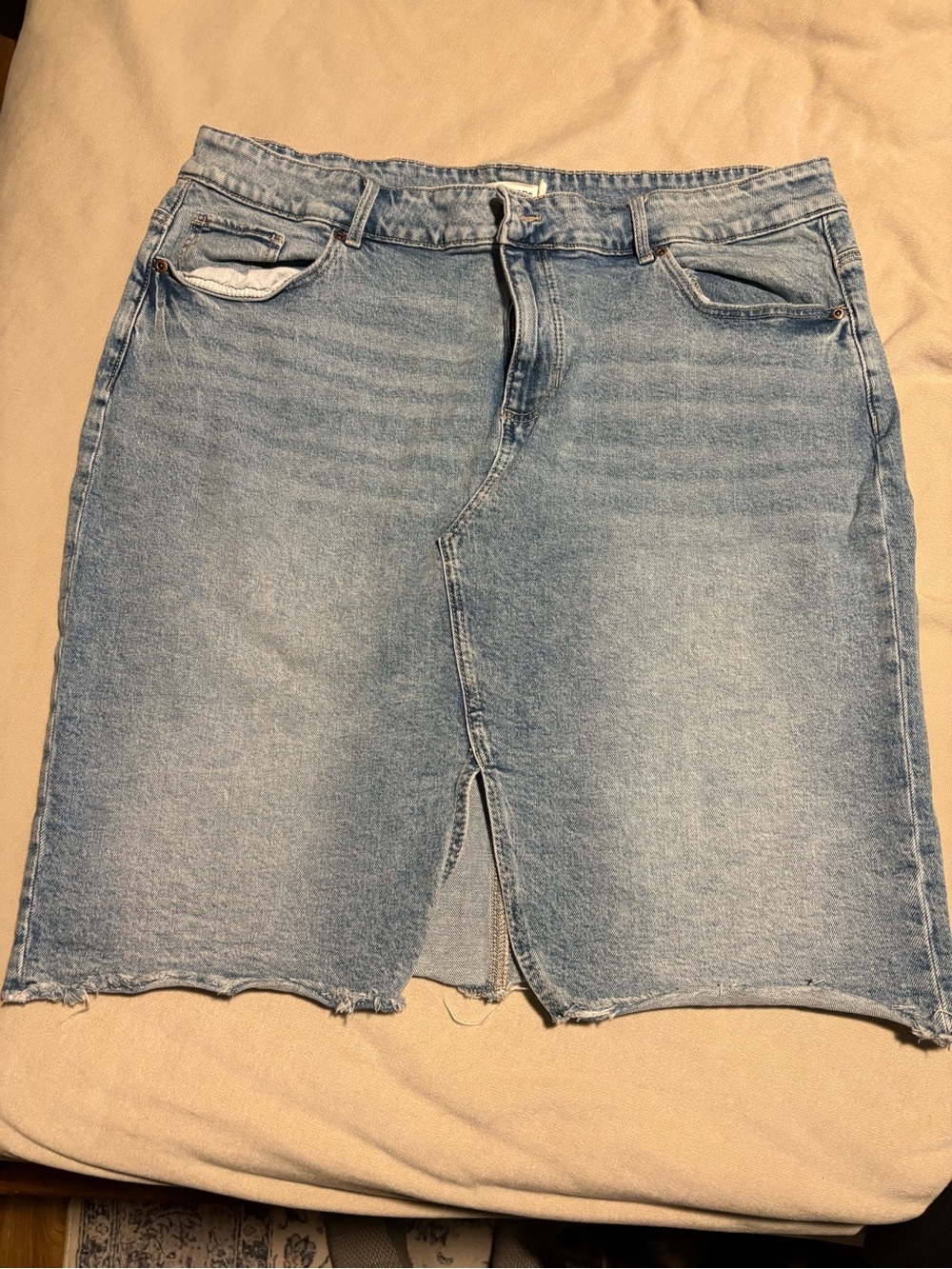 Light Blue Denim Women’s  Skirt